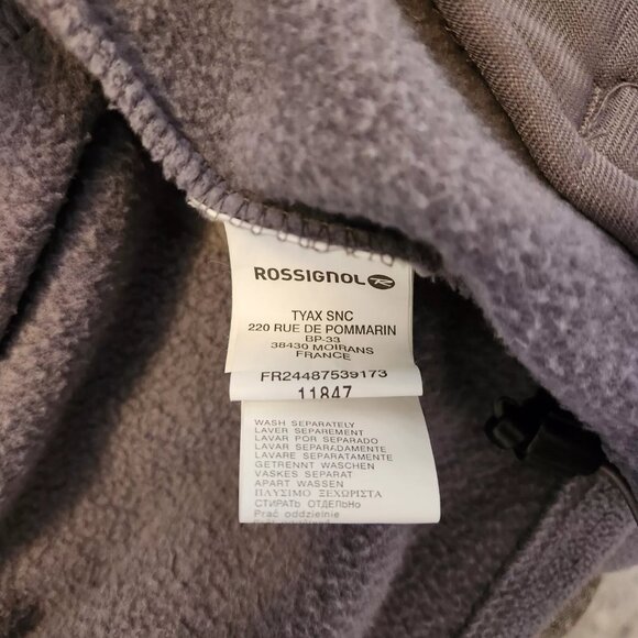 NWT Rossignol Park City Charcoal Gray Fleece Jacket, Size Medium - Picture 6 of 11